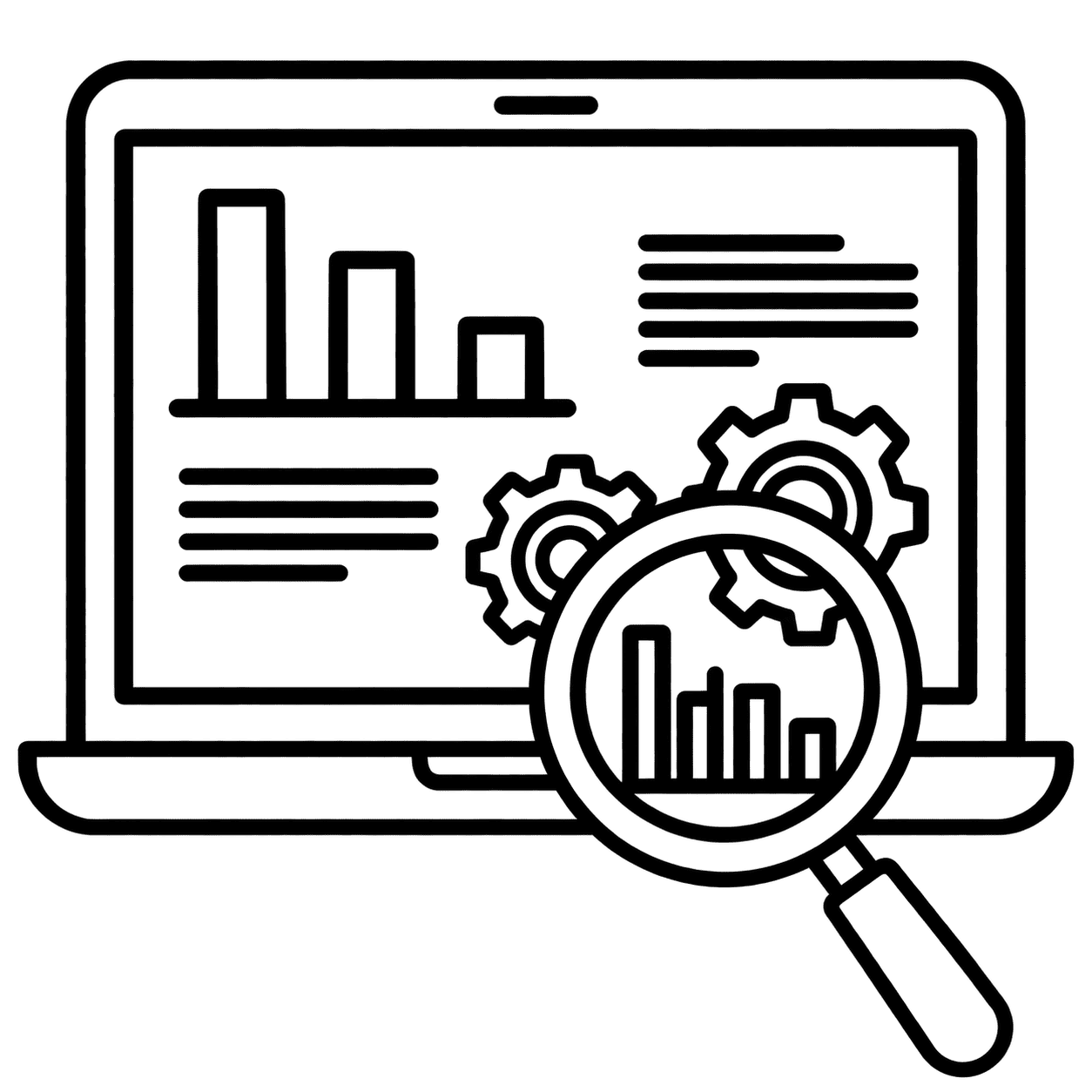 Research and strategy step icon for Suave Creators software engineering