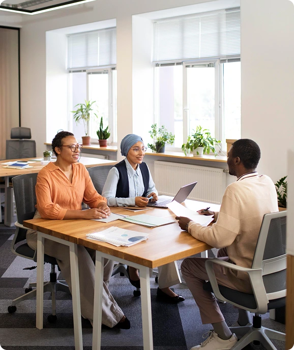 QA and DevOps engineers reviewing a software release pipeline
