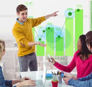 Team launching a new software platform
