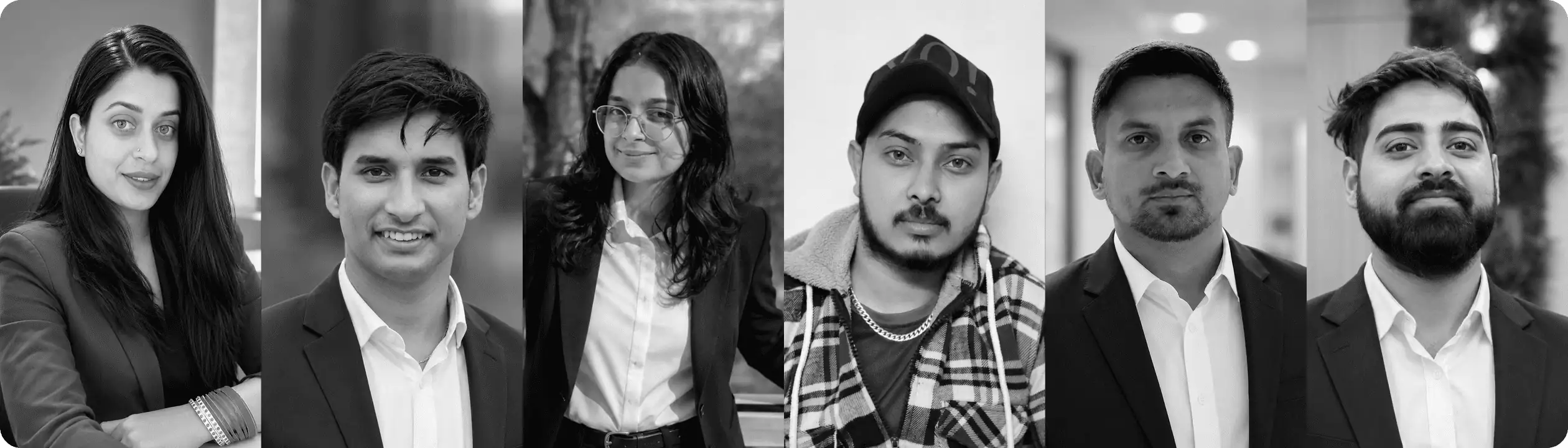 Suave Creators IT company team portraits for web design and development