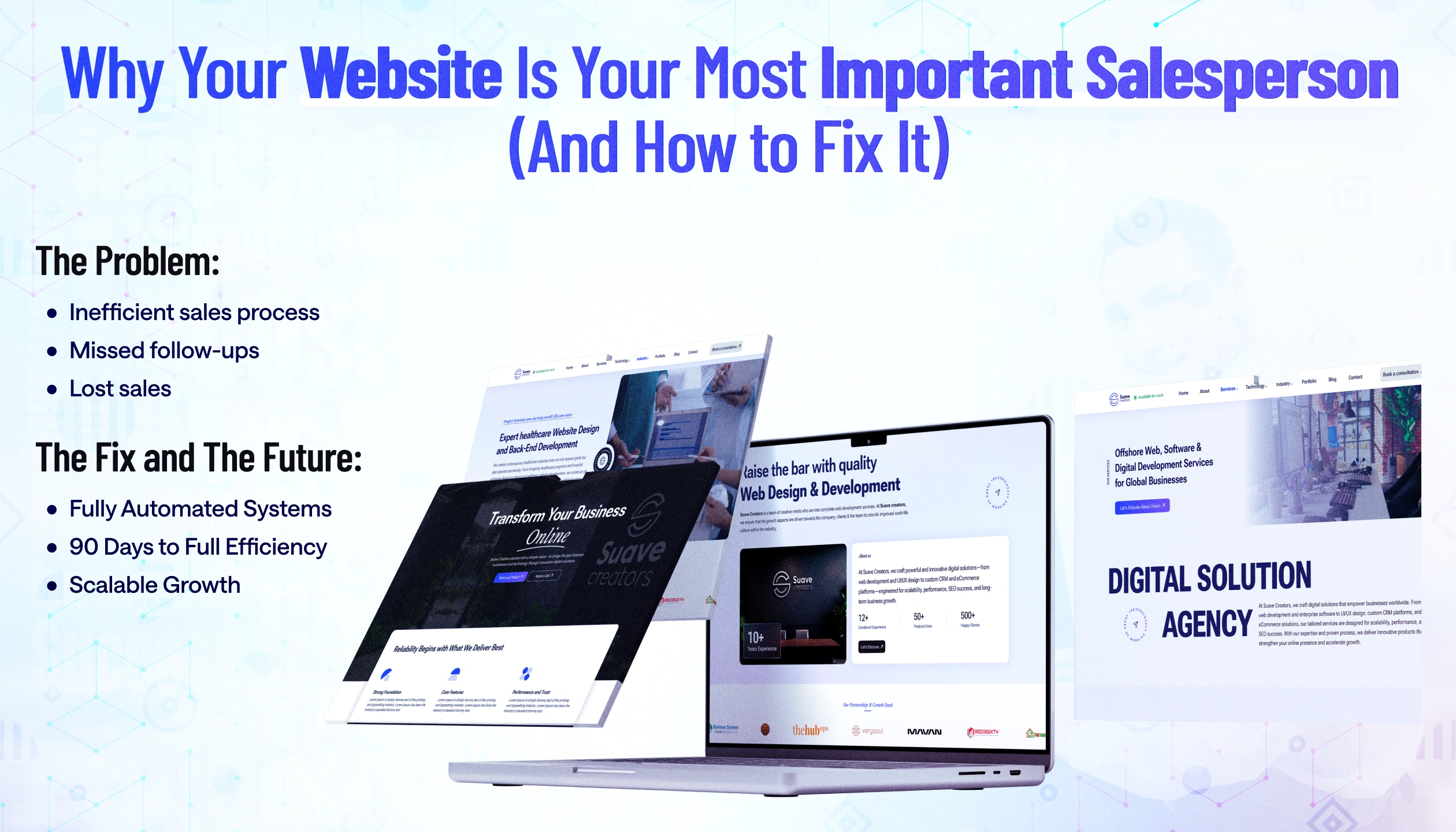 Why Your Website Is Your Most Important Salesperson (And How to Fix It) Why Your Website Is Your Most Important Salesperson (And How to Fix It)